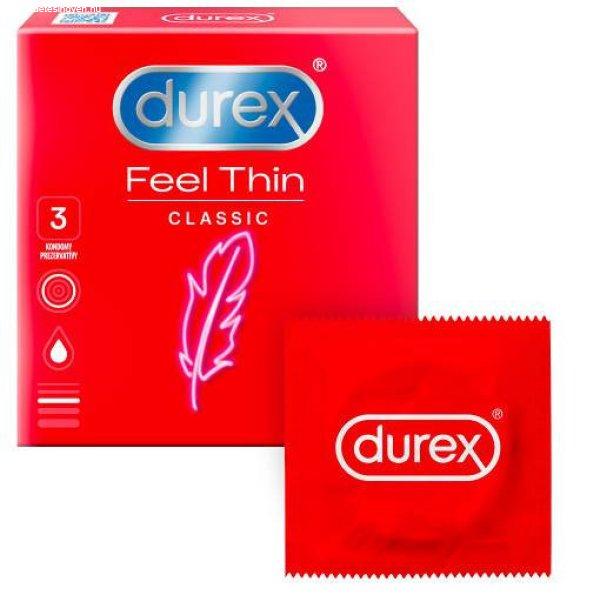 Durex Feel Thin Classic – vékony óvszerek (3 db)