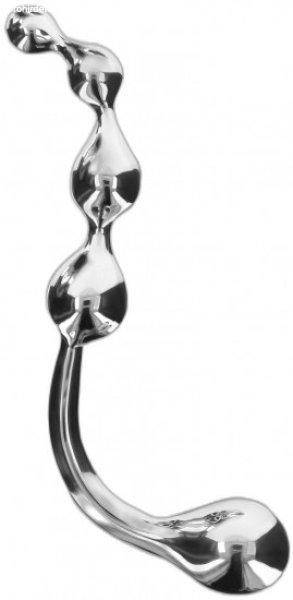 Kétoldalas fém dildó Bulb Wand (24 cm)