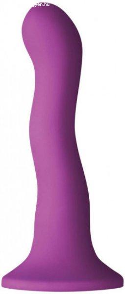 Tapadókorongos dildó Purple Wave (19 cm)
