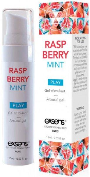 Hűsítő stimuláló gél Raspberry Mint (15 ml)