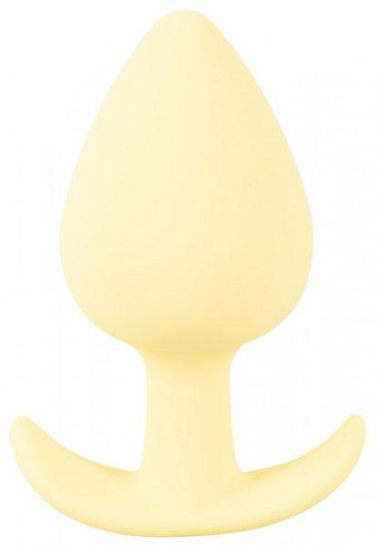 Cuties Yellow Pastel szilikon análdugó (8,4 cm)