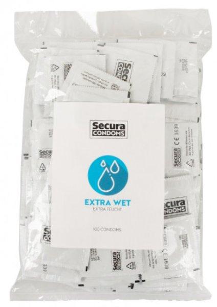 Secura Extra Wet – extra síkosított óvszerek (100 db)