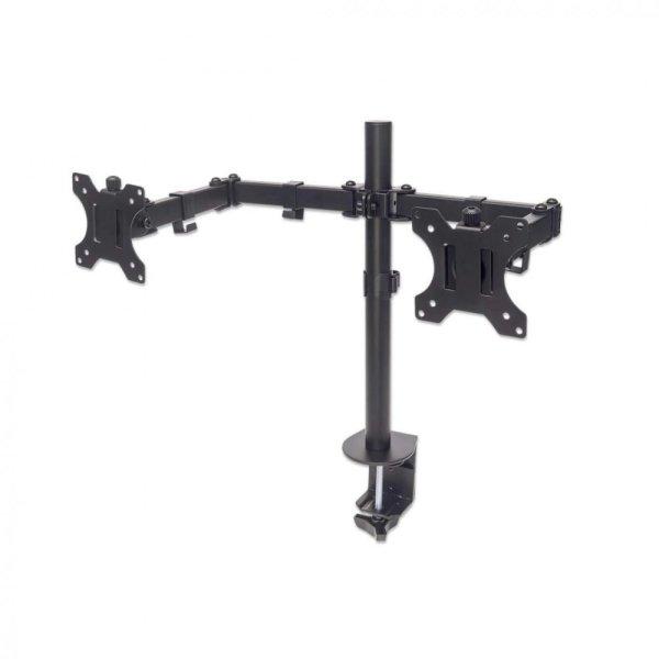 Manhattan Universal Dual Monitor Mount with Double-Link Swing Arms
13"-32" Black