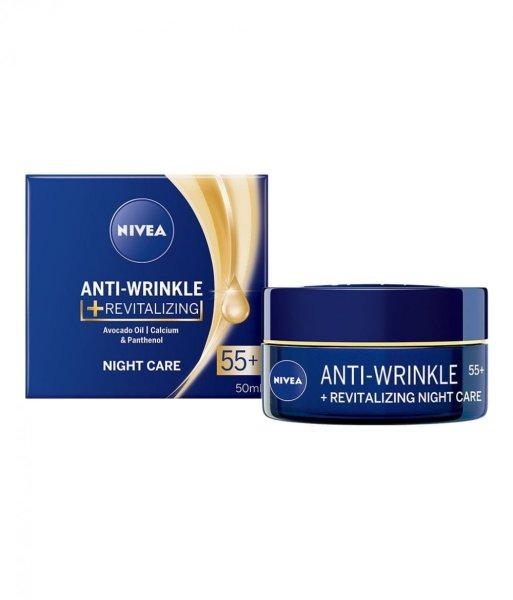 Nivea arckrém 50ml A.Wrinkle 55+ éjsz. k