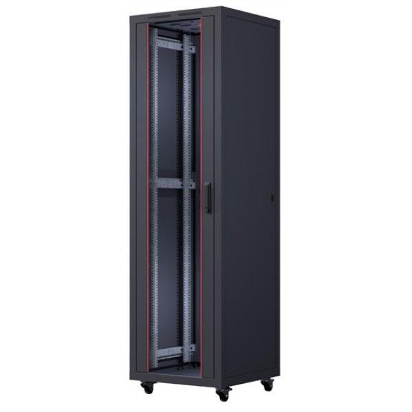 FORMRACK 20U Cosmoline 600x600 19" szabadon álló rack szekrény - RAL9005
fekete