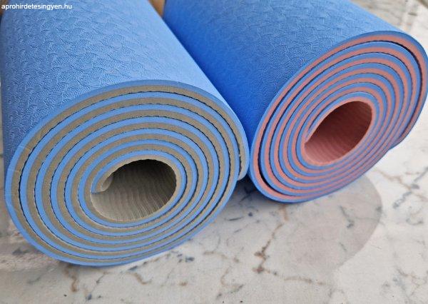 Yoga Mat , jóga matrac, TPE, 6mm, 2 színű, C34