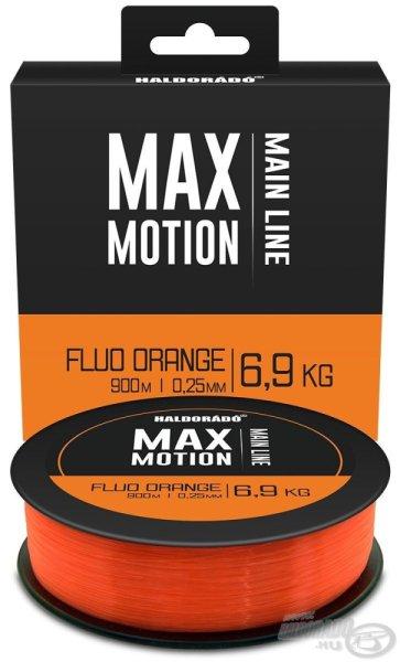 Haldorádó MAX MOTION Fluo Orange 900m 0,25mm 7,75kg monofil zsinór 