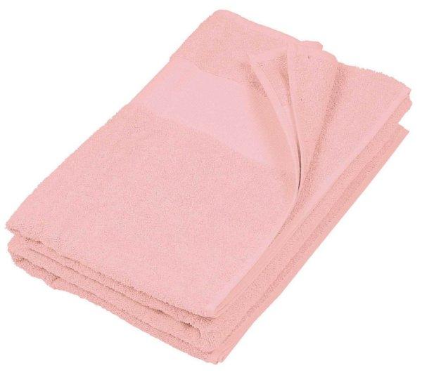 Uniszex pamut fürdő törölköző, Kariban KA113, Pale Pink-70X140