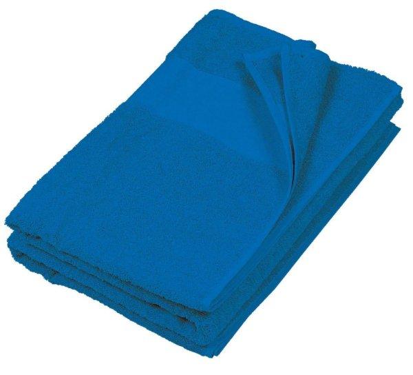 Uniszex pamut fürdő törölköző, Kariban KA113, Royal Blue-70X140