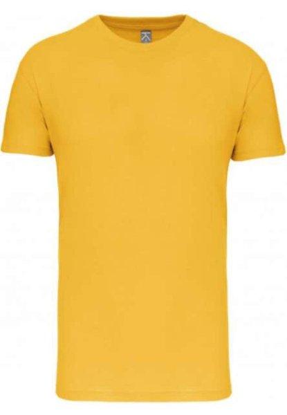 Férfi organikus rövid ujjú póló, Kariban KA3025IC, Yellow-3XL