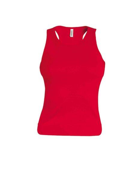 Női sporthátú vastag trikó, Kariban KA311, Red-L