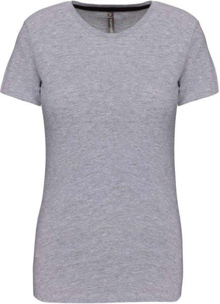 Női rövid ujjú környakas póló, Kariban KA380, Oxford Grey-2XL