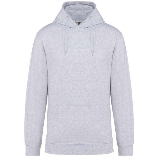 Férfi kapucnis pulóver, Kariban KA476, Ash Heather-XL