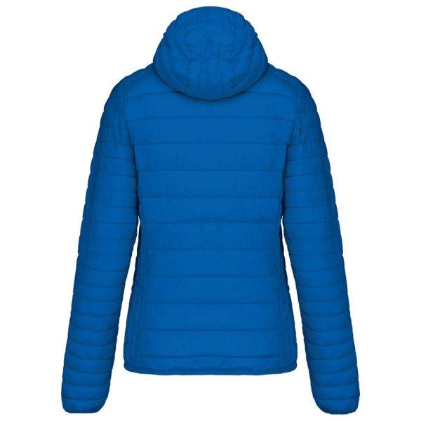 Női kapucnis bélelt meleg és ultrakönnyű kabát , Kariban KA6111, Light
Royal Blue-L