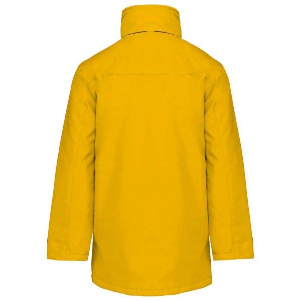 Uniszex kapucnis kabát steppelt béléssel, Kariban KA677, Yellow-L