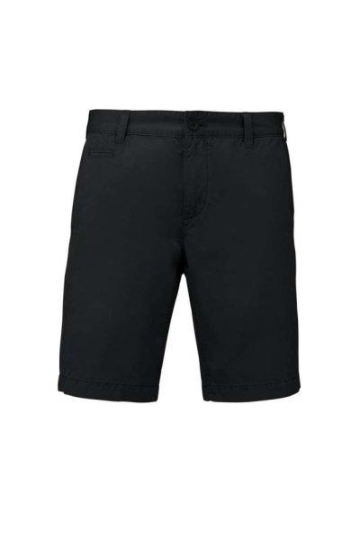 Férfi használt hatású pamut bermuda, Kariban KA752, Washed Charcoal-54