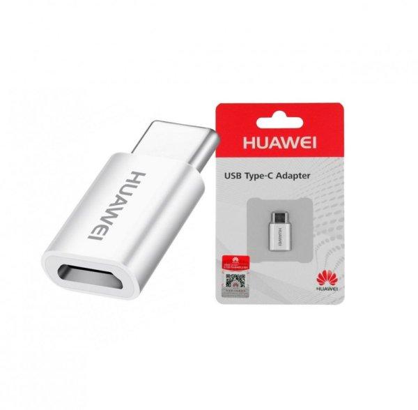 Huawei AP52 fehér gyári Micro usb - Type-C adapter csomagolt