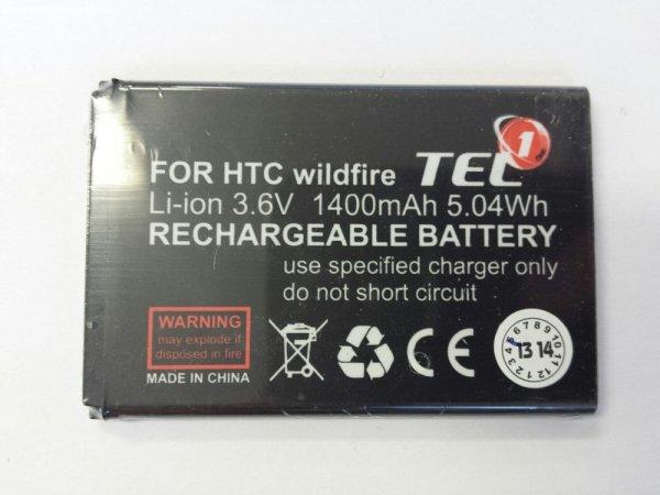 HTC Wildfire utángyártott Tel1 akkumulátor 1400mAh