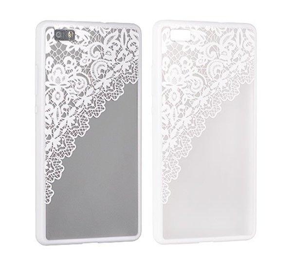 Lace Samsung A310 Galaxy A3 2016 fehér csipke mintás hátlaptok