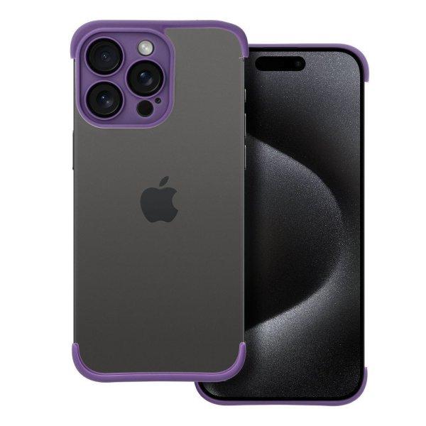 iPhone 14 Pro Max (6.7") keret tok, TPU tok, kameravédelem, sötétlila,
Mini Bumpers