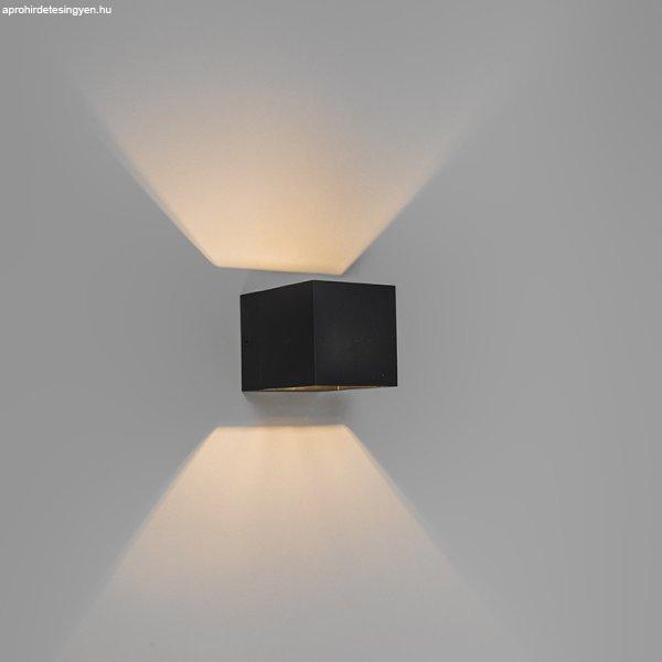 Modern fali lámpa fekete - transzfer
