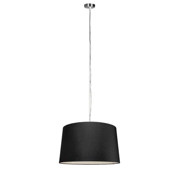 Modern függesztett lámpaacél, 45 cm fekete árnyalattal - Cappo 1