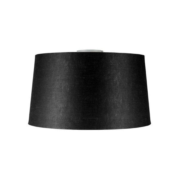 Modern mennyezeti lámpa fehér, fekete árnyalattal, 45 cm - Combi