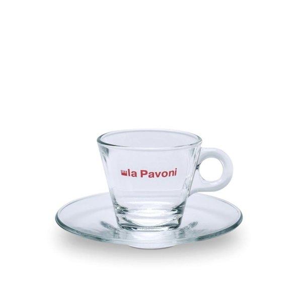 La Pavoni LPACUPGL01 üveg kávés csésze (2 db)