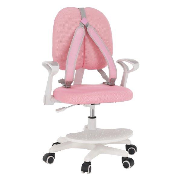Növekvő szék alappal és pántokkal,
rózsaszín/fehér, ANAIS