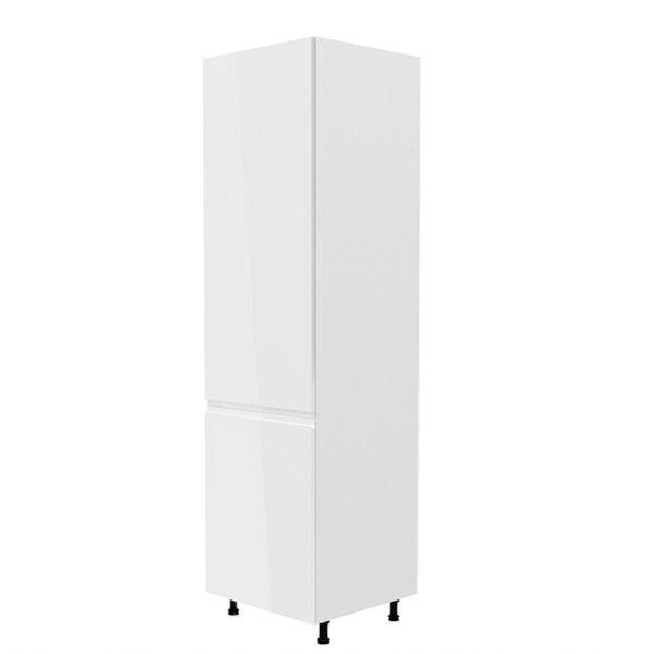 Hűtő beépítő szekrény, fehér/fehér
extra magasfényű, balos, AURORA D60ZL