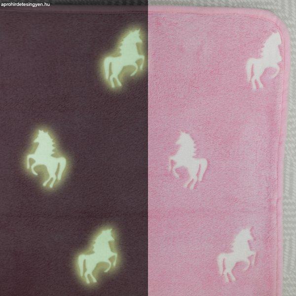 TEMPO-KONDELA GLOVIS TYP 2, világító szőnyeg,
rózsaszín/mintás, 80x150 cm