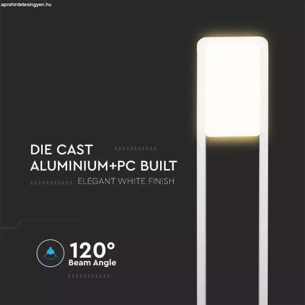 V-TAC 10W kültéri LED lámpa oszlop 80 cm, hideg fehér, fehér házzal - SKU
20118