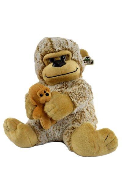 Paws Plüss Snowy gorilla és babája 50cm