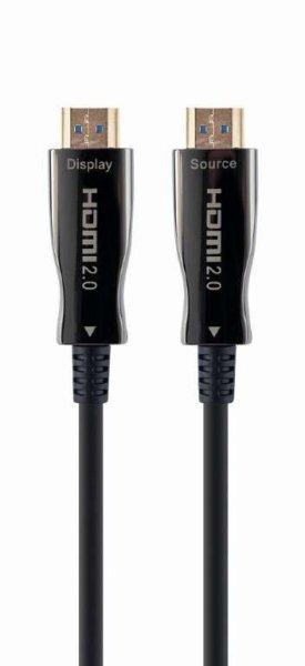 Gembird CCBP-HDMI-AOC-50M-02 Active Optical AOC High speed HDMI cable with
Ethernet AOC Premium Series 50m Black CCBP-HDMI-AOC-50M-02