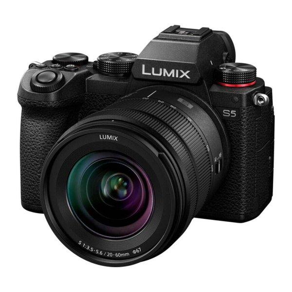 Panasonic Lumix S5 Digitális fényképezőgép + LUMIX S-R2060 KIT - Fekete