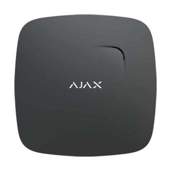 Füst-, hőmérséklet- és CO-érzékelő, vezeték nélküli, fekete - AJAX