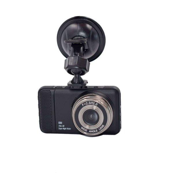 Autós Menetrögzítő Kamera T-659, Full HD, Magyar menüvel, fekete