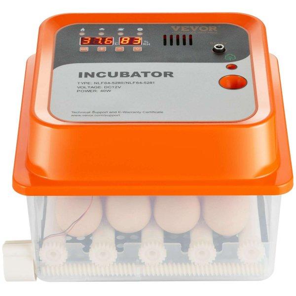 Keltetőgép, inkubátor - 12 tojás - automatikus forgatás