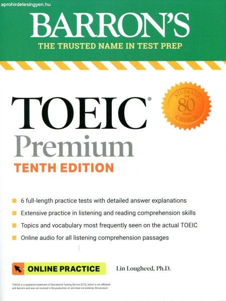 Barron's TOEIC Premium 6 Practice Tests + Online Audio 10th Edition