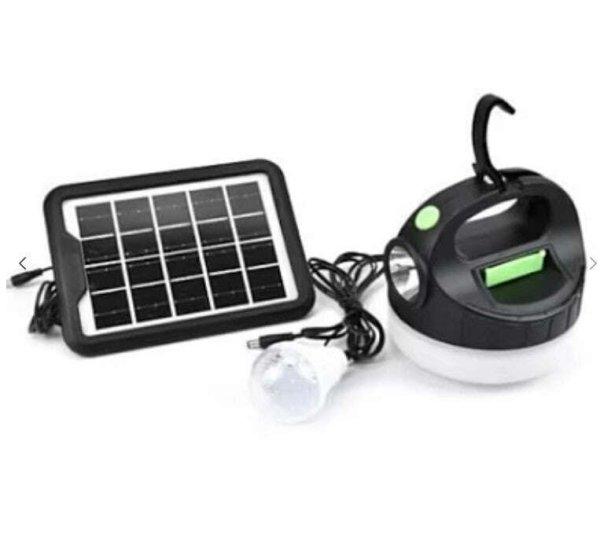 GD-P20 napelemes készlet többfunkciós lámpával, panellel és izzóval