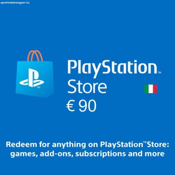 Playstation Network Card (PSN) 90 EUR (Italy) (Digitális kulcs)