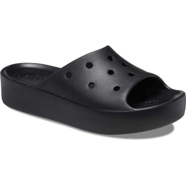 Crocs Classic Platform Slide női papucs 208180-001 fekete