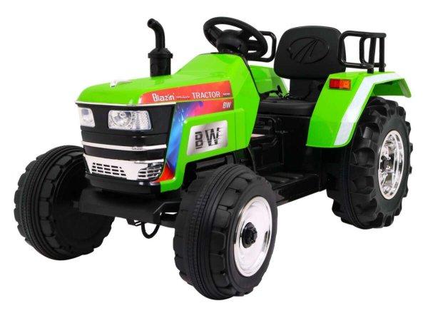 BLAIZN BW elektromos traktor zöld színben