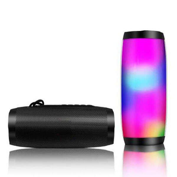 157 hordozható Bluetooth sztereó hangszóró többszínű környezeti fénnyel