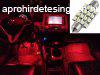 LED izz 12V szofita 16 SMD LED 36mm piros