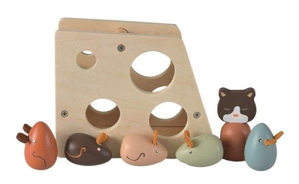 Egmont Toys egymásra rakható játék, A sajttorta, a macska és az egerek