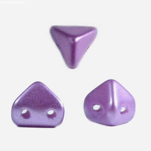 Super Kheops® par Puca® 2lyukú gyöngy - 6mm - pastel purple