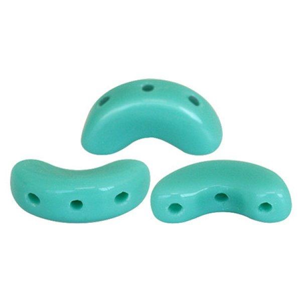 Arcos® par Puca®gyöngy - turquoise green - 5x10 mm