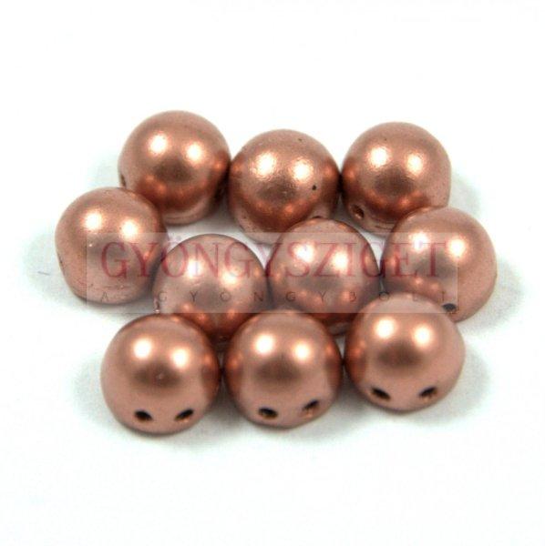 Czech Mates kétlyukú kaboson - Matte Copper - 7mm