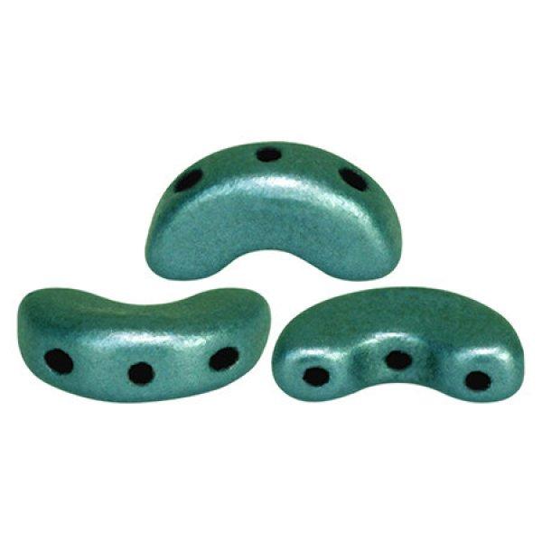 Arcos® par Puca®gyöngy - Polichrome Aqua Teal - 5x10 mm